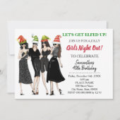 Laten we Elfed Up Kerstavond uit Verjaardag Kaart (Voorkant)