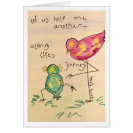 Laten we elkaar helpen