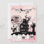 "Laten we elkaar ontmoeten" Kinder Halloween-truc- Kaart (Voorkant)