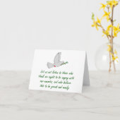 Laten we elkaar vergeven - vergiffenissen kaart (Gele Bloem)