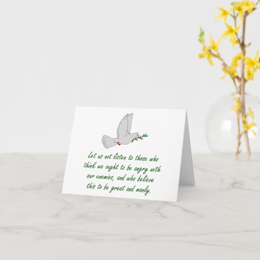 Laten we elkaar vergeven - vergiffenissen kaart (Gele Bloem)