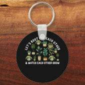 Laten we elkaars voet volgen en elkaar bekijken sleutelhanger (Voorkant)