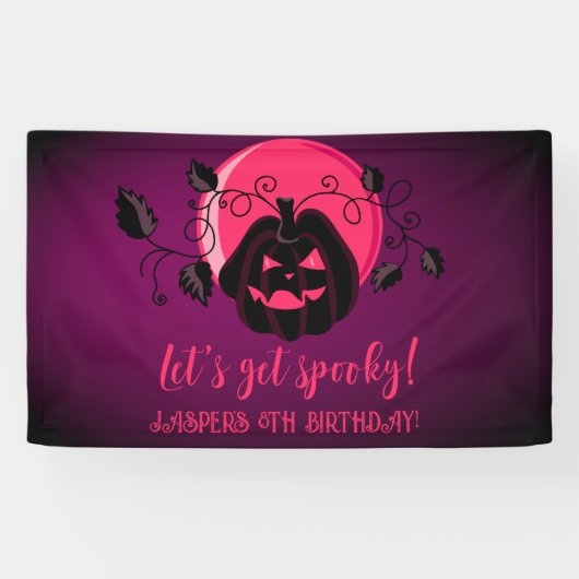 Laten we elke dag van de zondag een spleet hallowe spandoek (Horizontaal)