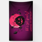 Laten we elke dag van de zondag een spleet hallowe spandoek (Verticaal)