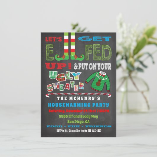 Laten we Elveelheid opzoeken op uitnodiging van Ch (Staand voorkant)