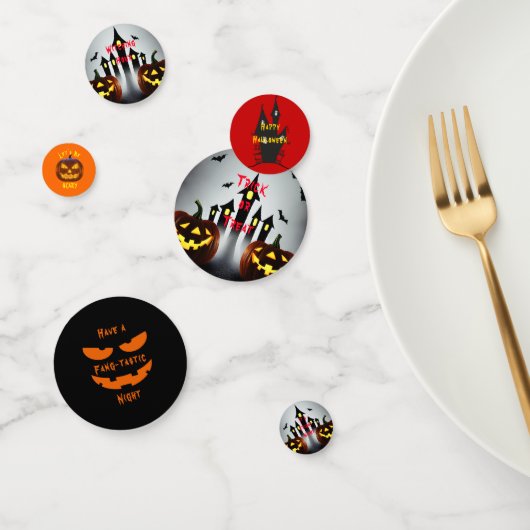 Laten we eng Halloween zijn Jack 'o Lantern Con Confetti (Groep)