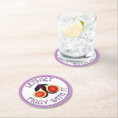 Laten we er een beetje bij stilstaan. Grappig als  Ronde Kartonnen Onderzetter (Insitu)