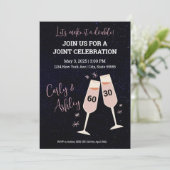 "Laten we er een dubbel van maken" Uitnodiging voo (Staand voorkant)