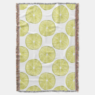 Laten we er eens over praten Limoen Patroon Deken