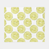 Laten we er eens over praten | Limoen Patroon Fleece Deken (Voorkant (Horizontaal))