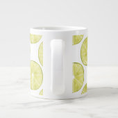 Laten we er eens over praten | Limoen Patroon Grote Koffiekop (Achterkant)