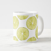 Laten we er eens over praten | Limoen Patroon Grote Koffiekop (Voorkant rechts)