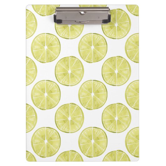 Laten we er eens over praten | Limoen Patroon Klembord (Voorkant)
