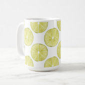 Laten we er eens over praten | Limoen Patroon Koffiemok (Voorkant links)