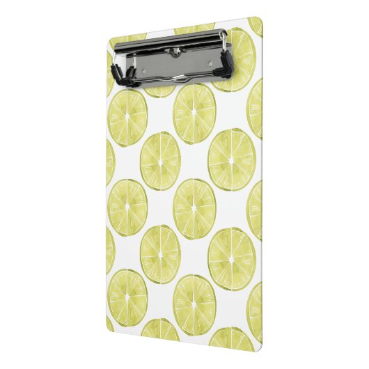 Laten we er eens over praten | Limoen Patroon Mini Klembord (Angled2)