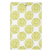 Laten we er eens over praten | Limoen Patroon Mini Klembord (Achterkant)