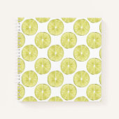 Laten we er eens over praten | Limoen Patroon Notitieboek (Voorkant)