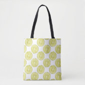 Laten we er eens over praten | Limoen Patroon Tote Bag (Voorkant)