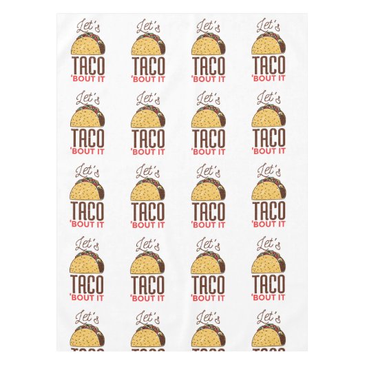 Laten we er eens over praten tafelkleed (Voorkant)