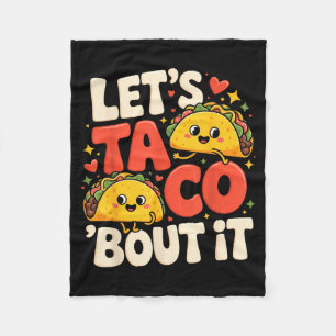 Laten we er grapjes over maken, Mexicaanse taco Fleece Deken