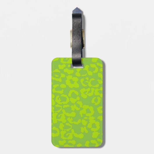 Laten we ergens heen gaan bagagelabel (Achterkant verticaal)