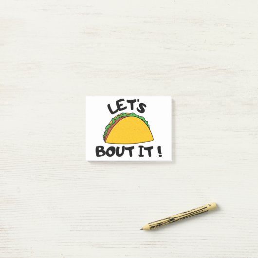 Laten we erover praten post-it® notes (Op bureau)