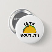 Laten we erover praten ronde button 5,7 cm (Voorkant /achterkant)