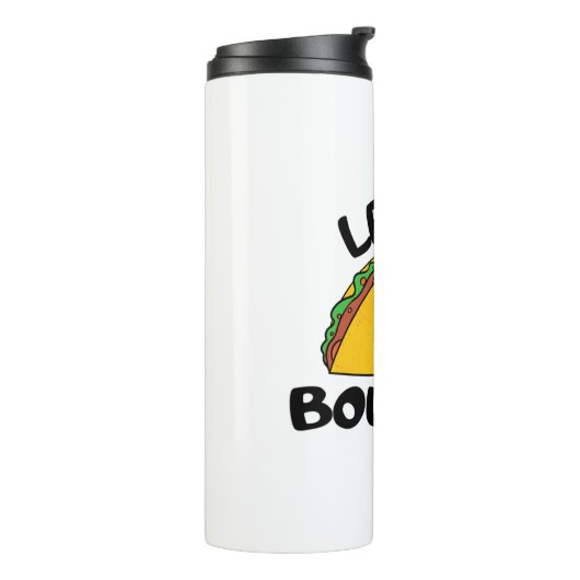 Laten we erover praten thermosbeker (Gedraaid links)