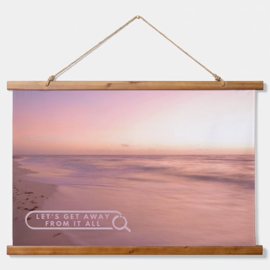 Laten we ervan wegkomen Alles Hangend Wandkleed (Voorkant)