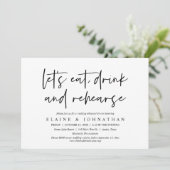 Laten we eten, Drinken en repetities, repetitief d Kaart (Staand voorkant)