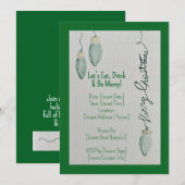 Laten we eten, Drinken en vrolijk zijn Kaart (Voorkant / Achterkant)