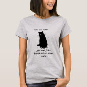 Laten we eten, kat.  Punctuatie bespaart katten. t T-shirt (Voorkant)