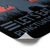 Laten we eten Kinder interpunctie redt levens Grap Poster (Hoek)