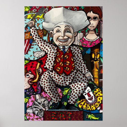 Laten we eten poster (Voorkant)