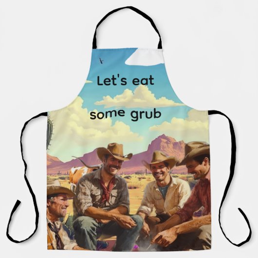 Laten we eten schort (Voorkant)