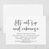 Laten we eten, zingen en repetities, repetitief di kaart (Voorkant / Achterkant)