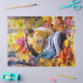 Laten we Fancy worden! Cavia in Pet Tissuepapier (Craft)