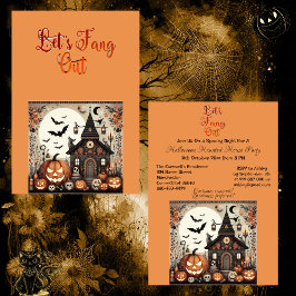 Laten we Fang Out Script Modern Haunted House Part Kaart