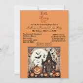 Laten we Fang Out Script Modern Haunted House Part Kaart (Voorkant)