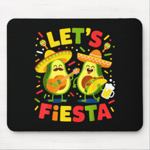 Laten we feest avocado liefhebbers feest plezier c muismat