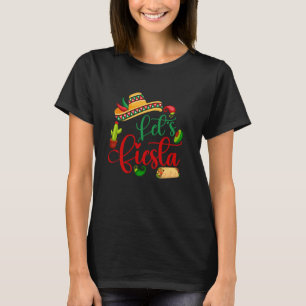 Laten we feest Cinco De Mayo Grappig Mexicaans Fee T-shirt