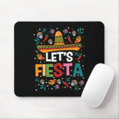 Laten we feest Cinco De Mayo Mexicaans themafeest Muismat (Met muis)