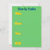 Laten we feest uitnodiging (Achterkant)