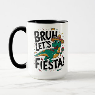 Laten we feest vieren Cinco De Mayo Mok – Kleurrij