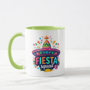 Laten we feest vieren Cinco De Mayo Mok – Kleurrij