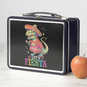 Laten we feest vieren Cinco De Mayo T Rex Dinosaur