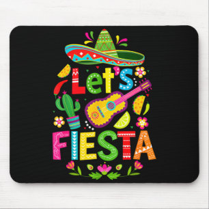 Laten we feest vieren gelukkige cinco de mayo mexi muismat
