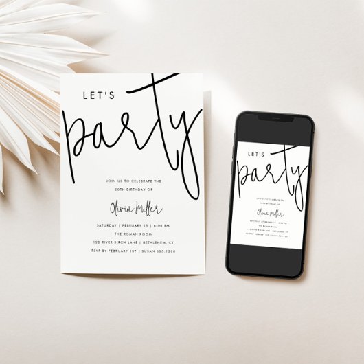 Laten we feestdag vieren kaart