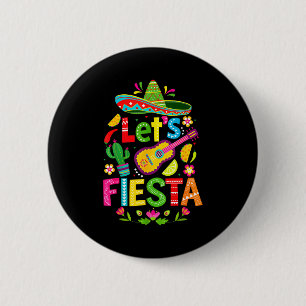Laten we feestelijk Cinco de Mayo vieren met een M Ronde Button 5,7 Cm