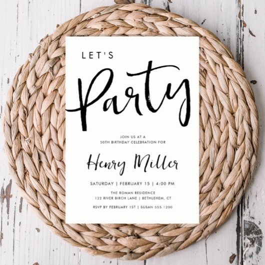 Laten we feestelijke feestelijke feestdag vieren kaart